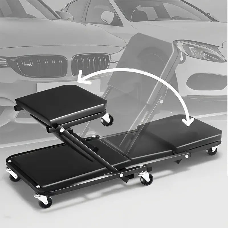 【Auto Repair Creeper】Lie-Flat Design ✨ Reinforced Structure & Safer ✅ 360° Smooth Mobility 🛠️ Significantly Boosts Repair Efficiency!