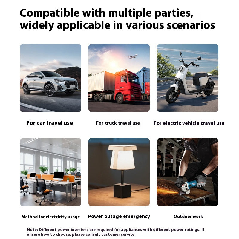 High power 3000W inverter 24V to 220V vehicle-mounted special modified sine wave power converter outdoor home emergency