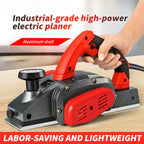 Professional woodworking electric planer, small tabletop portable dual-purpose planer, with flip-up planer function professional woodworking tools