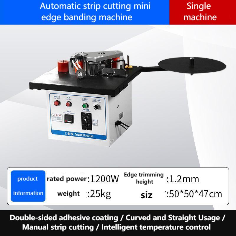 ◎Compact 50 Edge Banding Machine – Dual Switch, Automatic Tape Cutter for Precise Edging