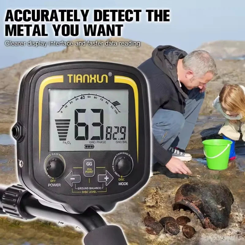 Professional Gold Detector 5 Meters Deep Metal Detector Underground for Gold