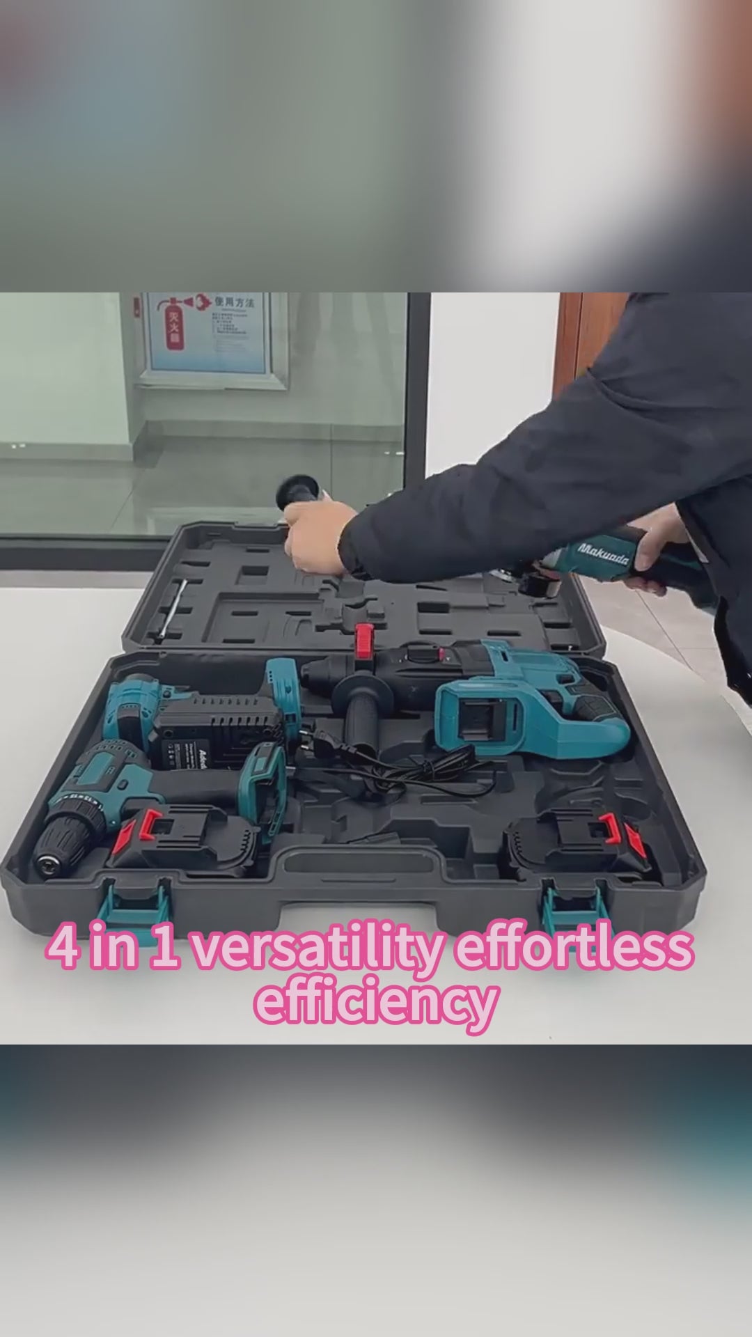 High Quality 21v Brushless Rechargeable Lithium Battery Electric Drill Wrench Drilling Cutting Machine Power Tool Set
